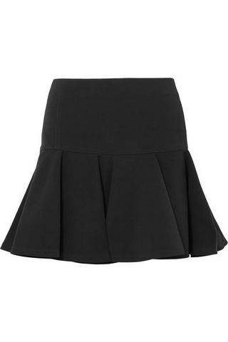 Chloé + Pleated Crepe Mini Skirt