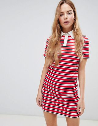 Boohoo + Polo T-Shirt Dress