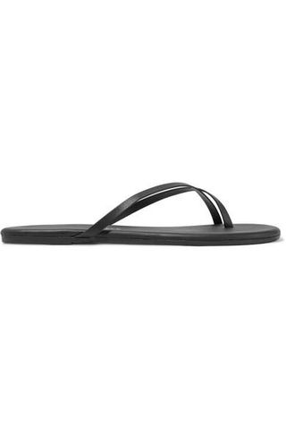 Tkees + Riley Matte-leather Flip Flops