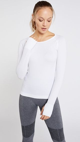 EleVen by Venus Williams + Seamless Absolute Long Sleeve Top With UPF 30