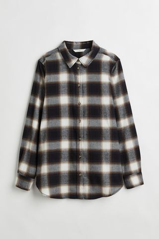 H&M + Cotton Flannel Shirt