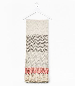 French Connection + Striped Throw