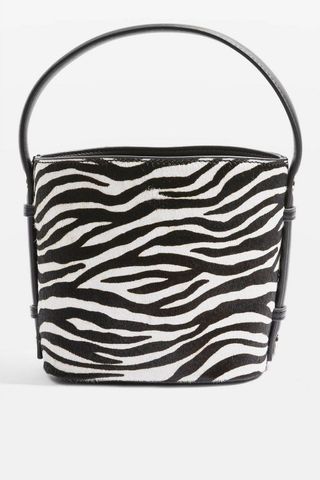 Topshop + Samira Zebra Bucket Bag