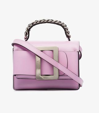 Boyy + Pink Fred Leather Crossbody Bag