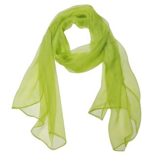 Amazon + Wrapables Solid Color Silk Long Scarf
