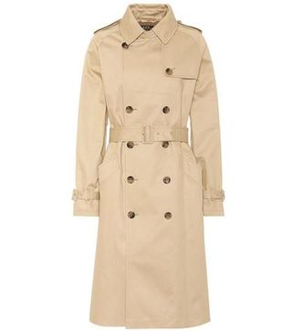 A.P.C. + Greta Cotton Gabardine Trench Coat