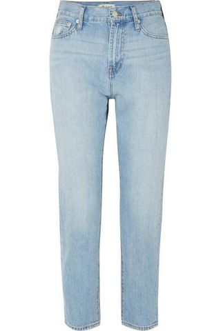 Madewell + The Perfect Summer Cropped High-rise Straight-leg Jeans