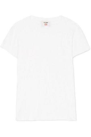 Re/Done + Hanes Cotton-Jersey T-Shirt