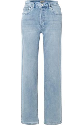 Burberry + High-Rise Straight-Leg Jeans