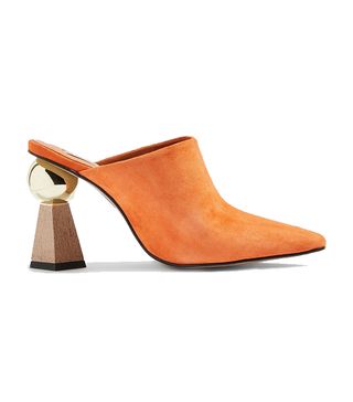 Topshop + Sculptured Heel Mules