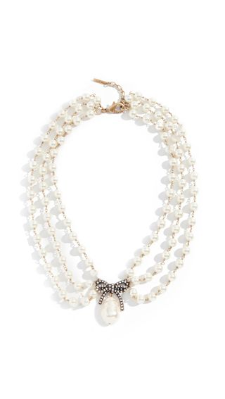 Marc Jacobs + Pearl Statement Collar Necklace