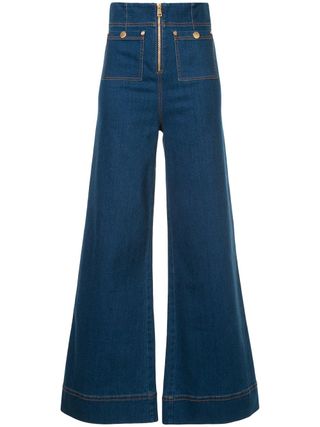 Alice McCall + Bluesy Wide-Leg Jeans