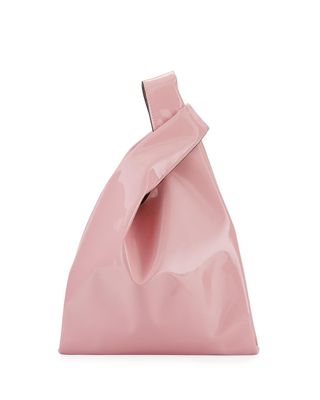 Hayward + Mini Vegan Patent Shopper Tote Bag