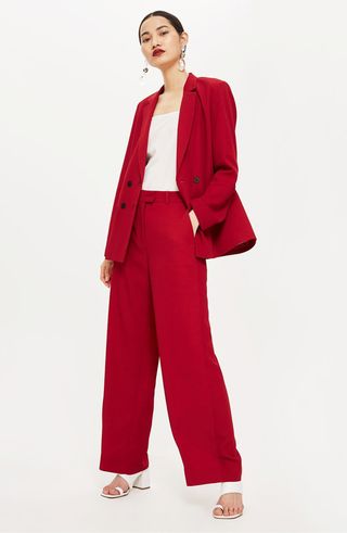 Topshop + Slouch Suit Blazer