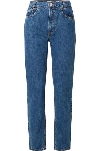 Re/Done + Originals Academy High-Rise Straight-Leg Jeans