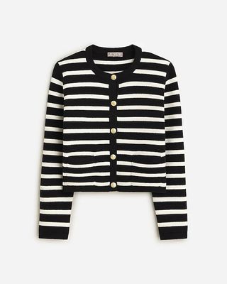 J.Crew + Emilie Patch Pocket Sweater