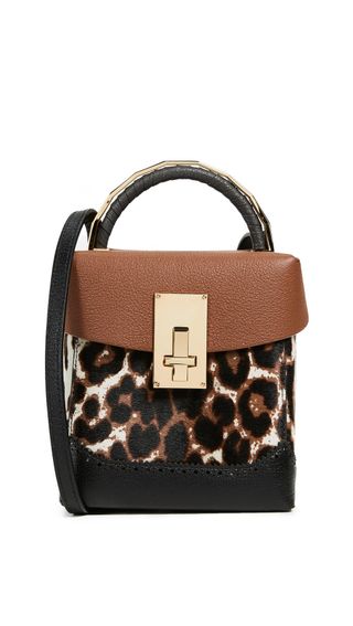 The Volon + Great Alice Leopard Box Bag