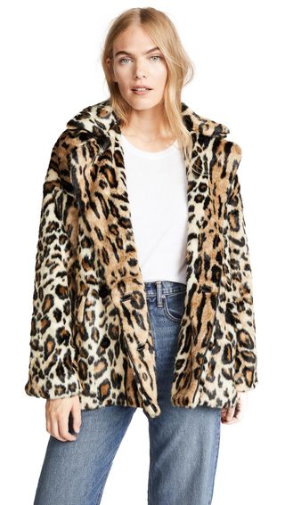 Free People + Kate Leopard Coat
