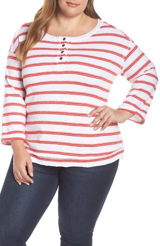 Caslon + Striped Henley