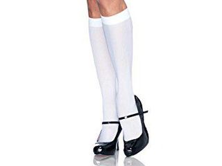 Leg Avenue + Nylon Opaque Knee High Socks