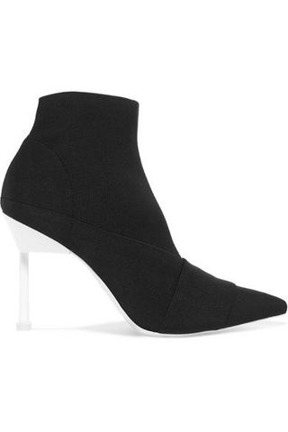 Mercedes Castillo + Stretch-Knit Ankle Boots