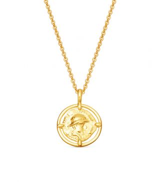 Missoma x Lucy Williams + 18ct Gold Vermeil Mini Rope Coin Necklace