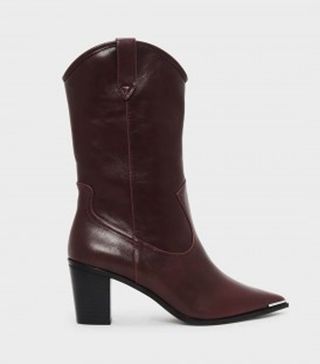 Charles and Keith + Block Heel Western Boots