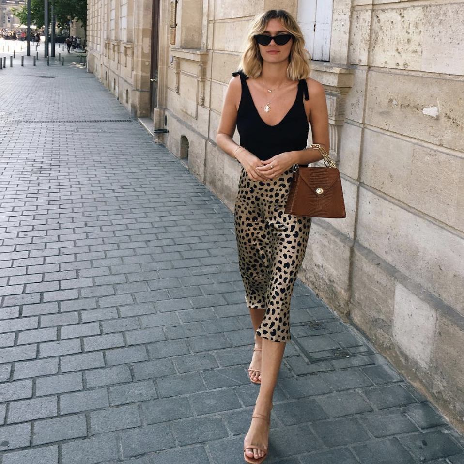 Mid length leopard 2024 skirts in style 2018