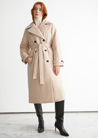 & Other Stories + Padded Trench Coat