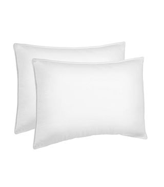 AmazonBasics + Down Alternative Bed Pillows for Stomach and Back Sleepers