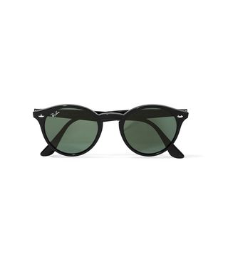 Ray-Ban + Round-Frame Acetate Sunglasses