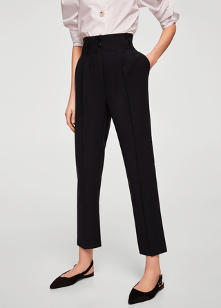 Mango + Pleat Detail Trousers