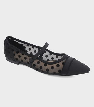 Who What Wear + Nellie Mary Jane Ballet Flats