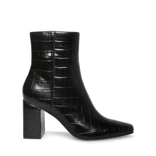 Steve Madden + Divine Black Crocodile Boots