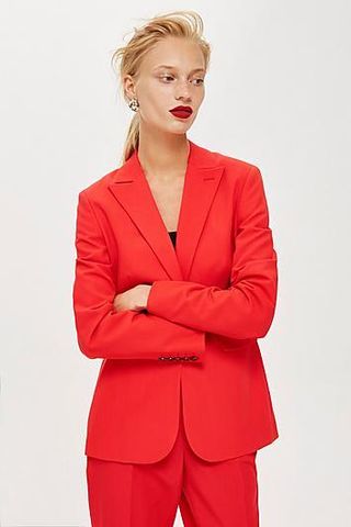 Topshop + Single Breasted Blazer