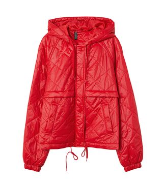 H&M + Quilted Jacket With a Hood