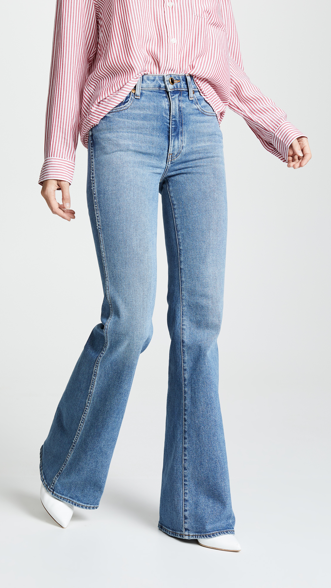 Khaite + Reece Flare Jeans