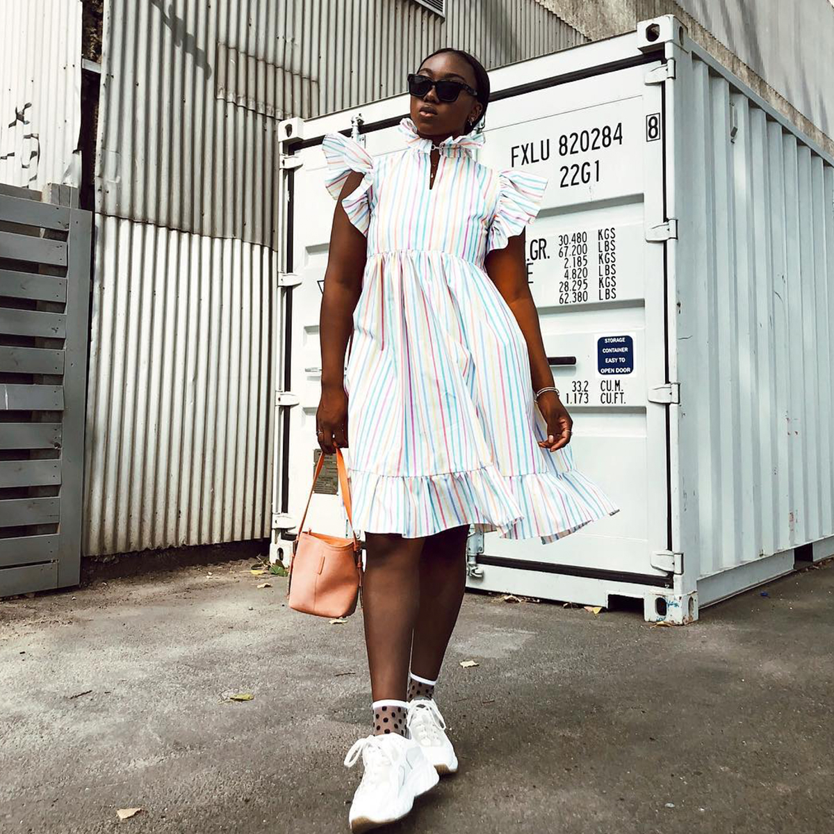7 Dress Outfits With Sneakers | Who What Wear