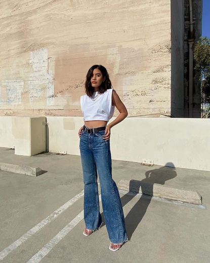 9 Wide-Leg-Jeans Outfits We're Copying This Fall | Who What Wear