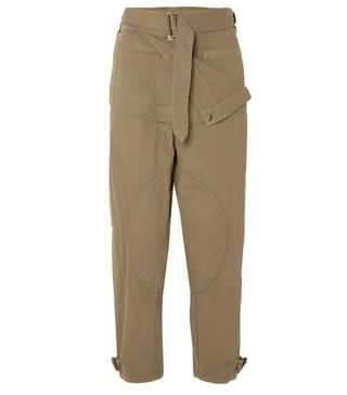 J.W.Anderson + Belted Cotton-Canvas Pants