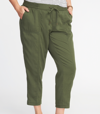 Old Navy + Mid-Rise Soft Utility Cropped Pants