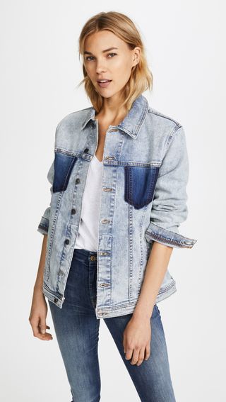 L'Agence + Karina Oversized Jean Jacket