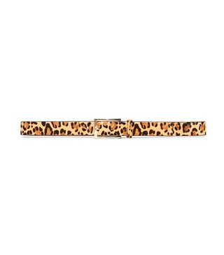 Express + Leopard Calf Hair Belt