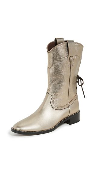 See by Chloé + Annika Low Western Boots