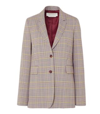 Gabriela Hearst + Sophie Plaid Wool-Blend Blazer