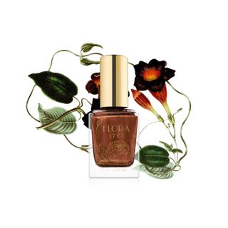 Flora 1761 + Nail Lacquer in Chocolate Cosmos