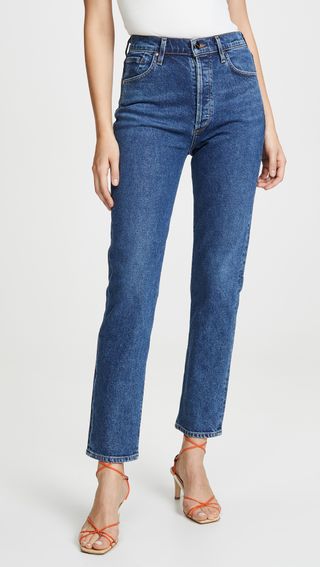 Goldsign + Benefit High Rise Relaxed Straight Jeans