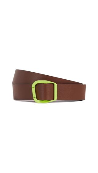 Tibi + Carabiner Leather Belt