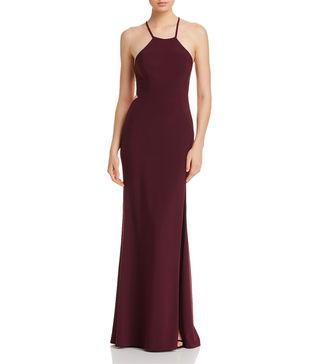 Avery G + Strappy-Back Gown