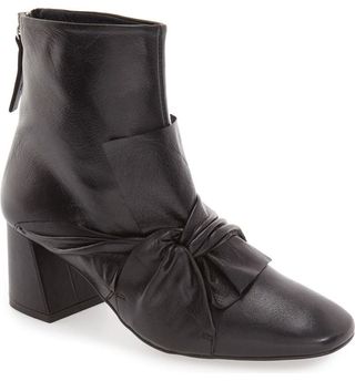 Topshop + Marilyn Square Toe Bow Bootie